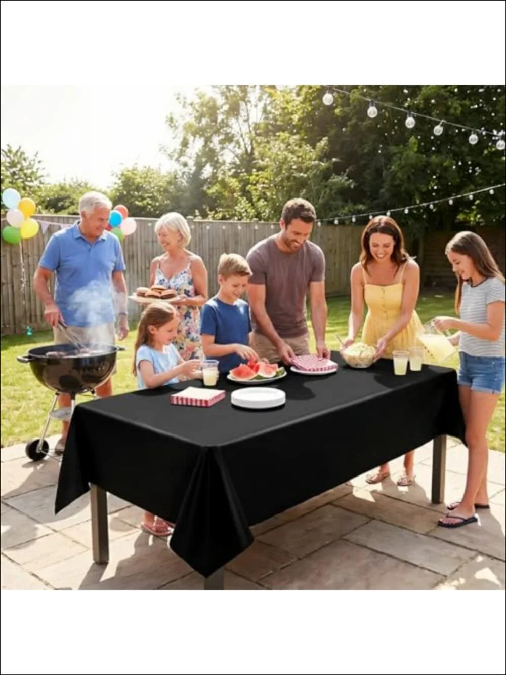 8 Pack 60x102 Inch Polyester Tablecloths for 6 Foot Rectangle Tables Seamless